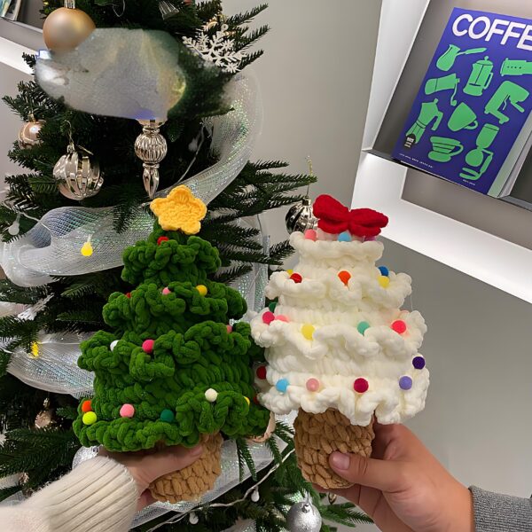 Handmade Crochet Christmas Tree - Image 2