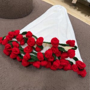 Crochet Rose Blanket