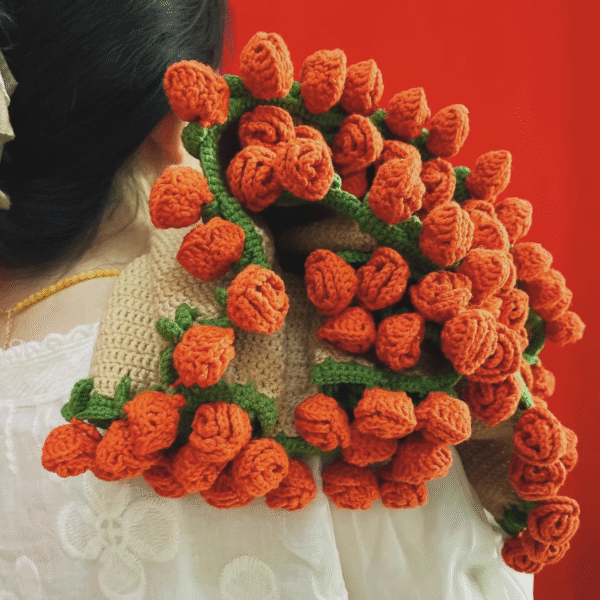 Crochet Rose Blanket - Image 2