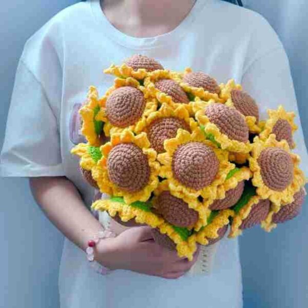 Crochet Sunflower Blanket - Image 3