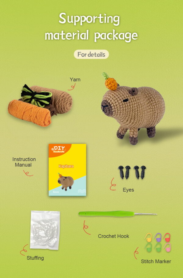 Kapibala Woobles Crochet Kit