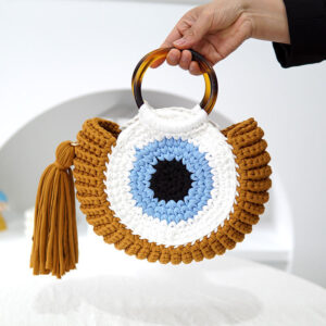 Crochet Handbag - yellow