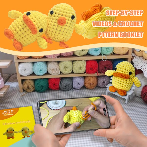 woobles Chicken crochet kit - Image 5