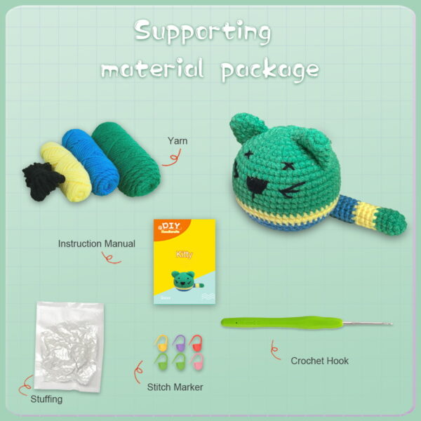 Cat Woobles Crochet Kit - Image 2