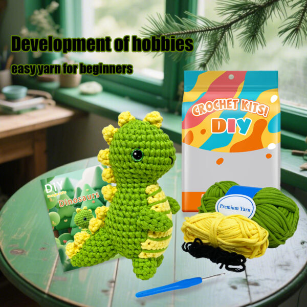 Dinosaur Woobles Crochet Kit - Image 4