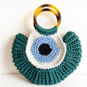 Crochet Handbag - green