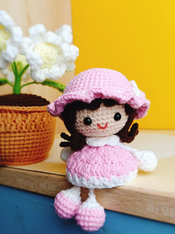 Crochet Hanging Foot Baby doll - Image 2