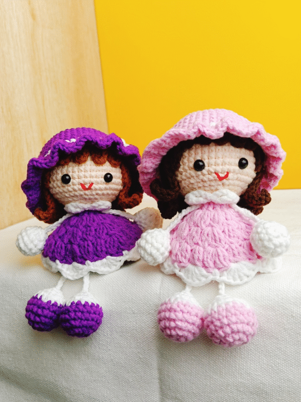 Crochet Hanging Foot Baby doll - Image 5