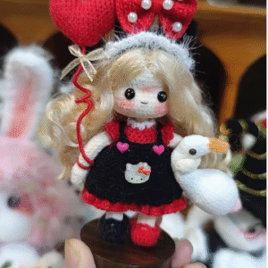 Crochet Goose girl doll - #8