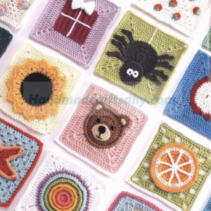 3D Granny Square Crochet Patterns