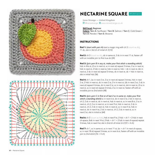 Handmade Crochet Square Motif Patterns - Image 3