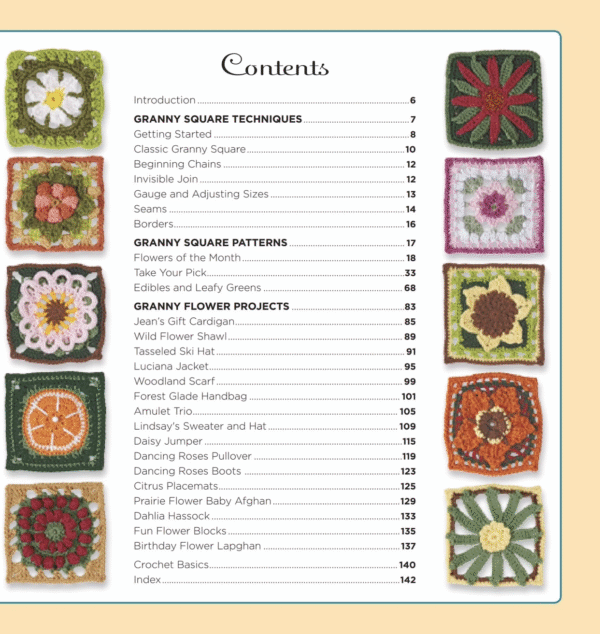 Handmade Crochet Square Motif Patterns - Image 2