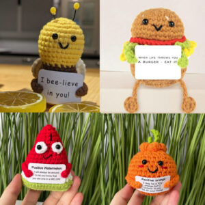 Handmade Crochet Positive Doll