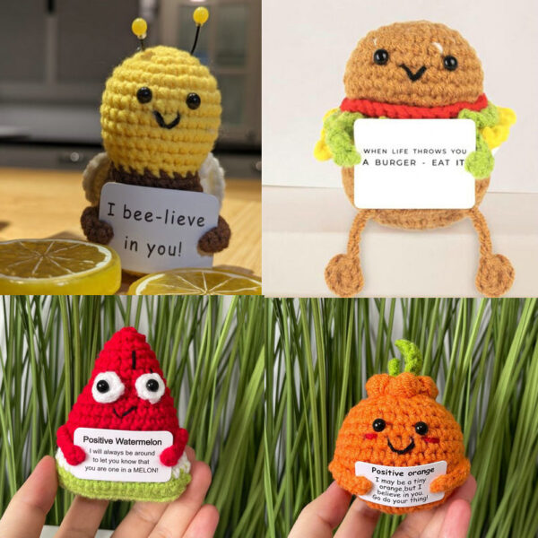 Handmade Crochet Positive Doll