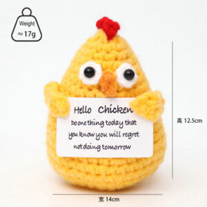 Handmade Crochet Positive Doll - #7