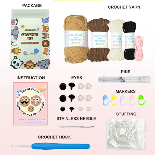 DIY Cookie Family Crochet Kit - Image 6