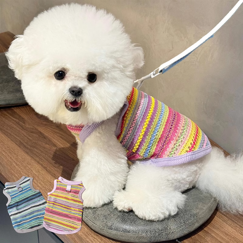 Handmade Knitted Hollow Clothes for Puppy Dog Cat Teddy Bear - Image 2