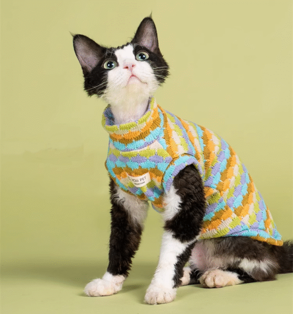 Handmade Knitted Cat Clothes - Image 2