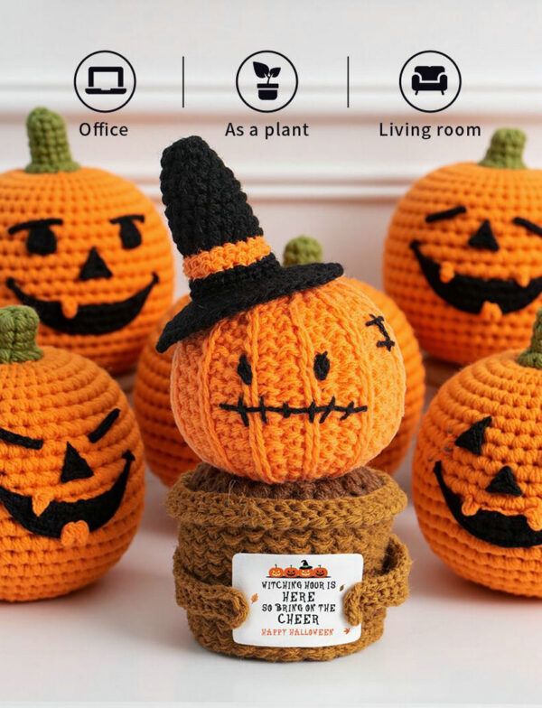 Halloween Pumpkins Amigurumi Doll - Image 7