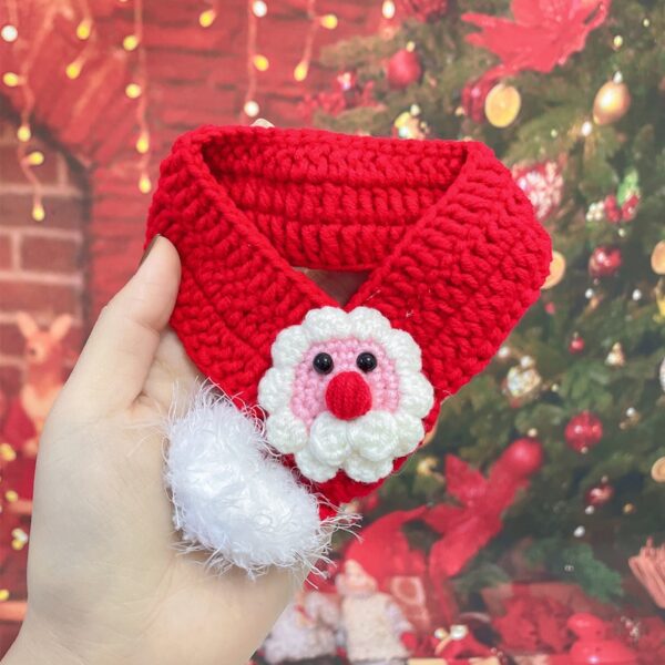 Knitted Cat Hat Crochet Dog Collar - Image 10