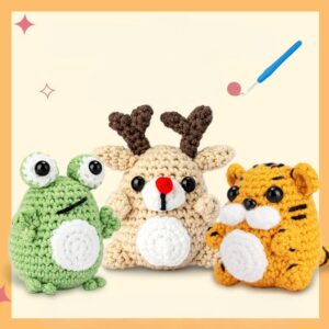 Koala/Dog/Tiger/Elephant/ Rabbit /Bear Crochet Kit