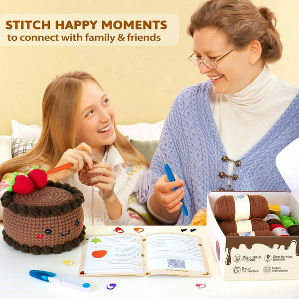 Strawberry Cake Crochet Kit - Image 5