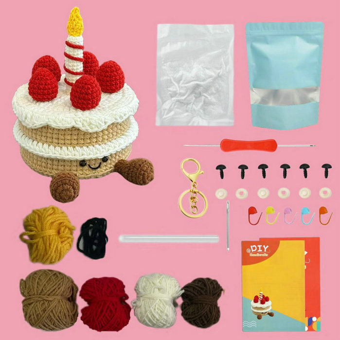Birthday Cake Crochet Kit - Image 4