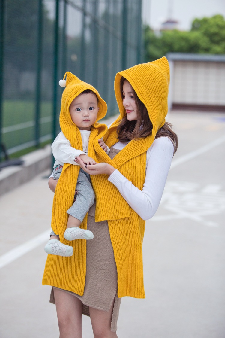 Crochet Hooded Scarf for Women - Image 2