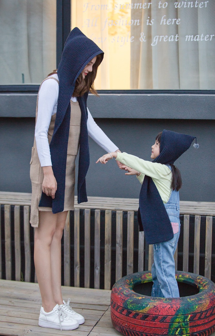 Crochet Hooded Scarf for Women - Image 10