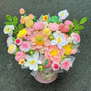 Handmade Crochet Bouquet | Forever Flowers Gift